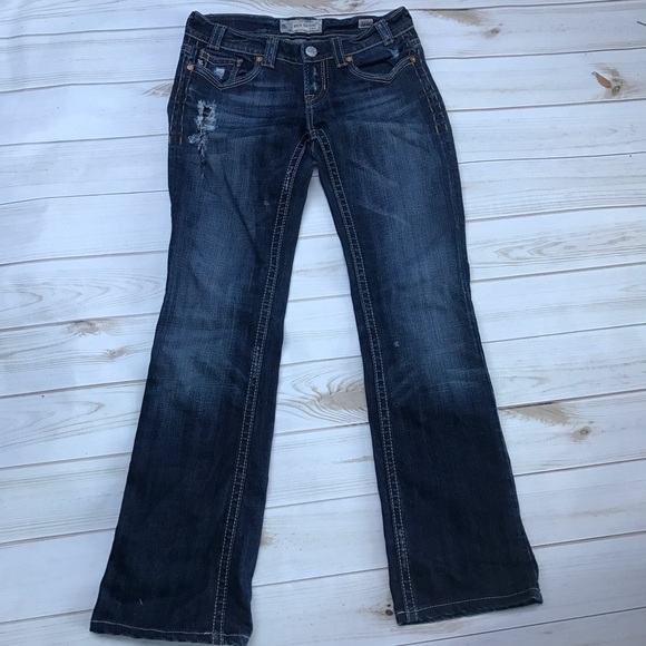 🛍 MEK Boot Cut Oaxaca Jeans - Picture 1 of 8